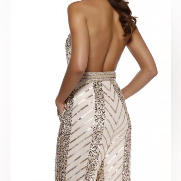 Shail K Deep V Neck Jumpsuit - Picture 2 of 2